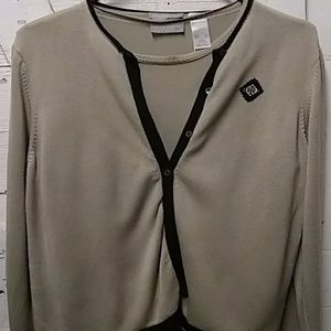 Liz Claiborne Collection 2 Piece Silk Top Set